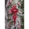 Wizardi; Wizardi 8" Red Twisted Spire Glass Christmas Ornament; Category:Glass Ornaments; Image:2